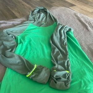 Very Cute green athletic Hoodie